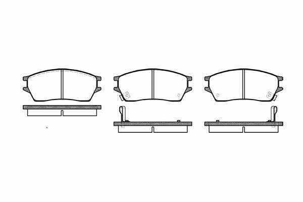 Kawe 0243 02 Brake Pad Set, disc brake 024302