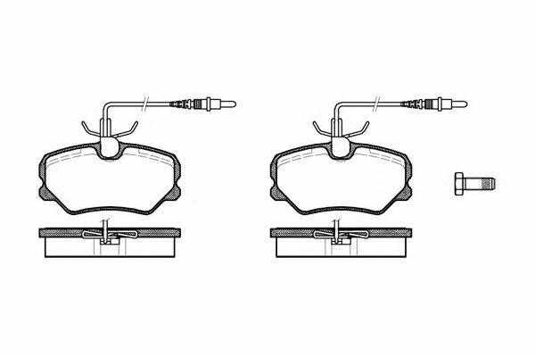 Kawe 0262 12 Brake Pad Set, disc brake 026212