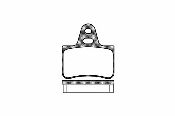 Kawe 0269 00 Brake Pad Set, disc brake 026900