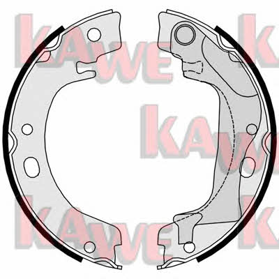 Kawe 09760 Parking brake shoes 09760