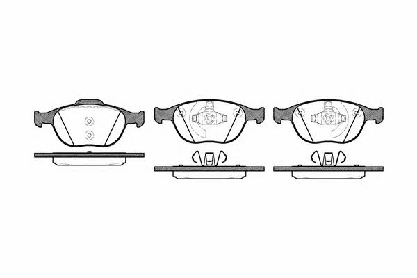 Kawe 0984 00 Brake Pad Set, disc brake 098400