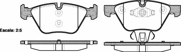 Kawe 1052 10 Brake Pad Set, disc brake 105210