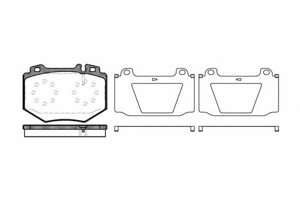 Kawe 1065 00 Brake Pad Set, disc brake 106500