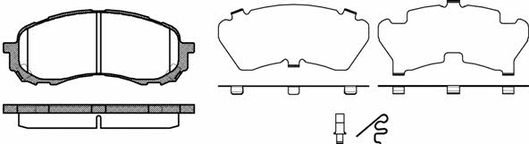 Kawe 1081 11 Brake Pad Set, disc brake 108111