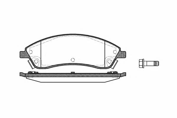 Kawe 1086 08 Brake Pad Set, disc brake 108608