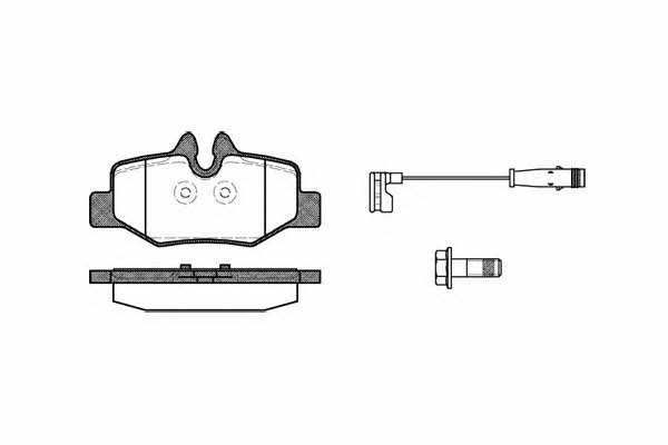 Kawe 1110 02 Brake Pad Set, disc brake 111002