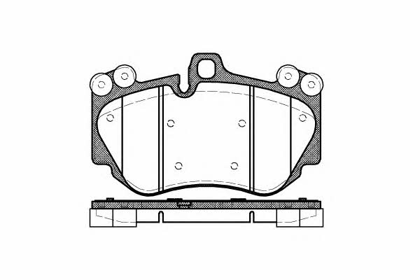 Kawe 1140 00 Brake Pad Set, disc brake 114000