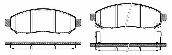 Kawe 1162 12 Brake Pad Set, disc brake 116212