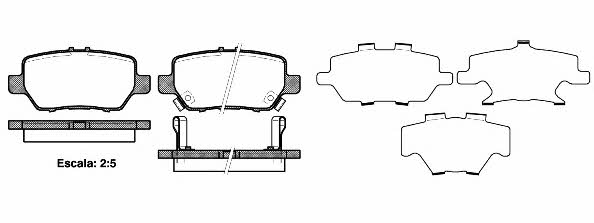 Kawe 1168 02 Brake Pad Set, disc brake 116802