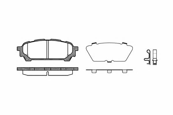 Kawe 1176 01 Brake Pad Set, disc brake 117601