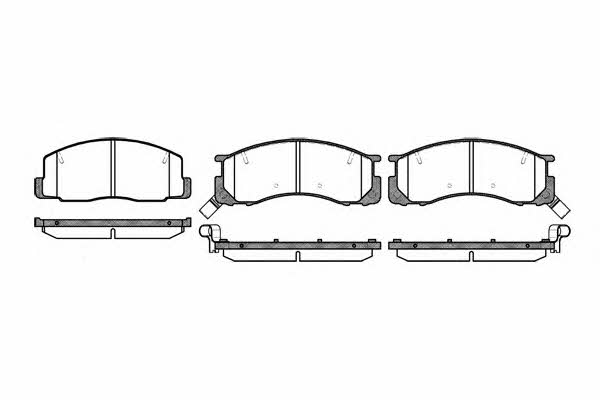 Kawe 0306 32 Brake Pad Set, disc brake 030632