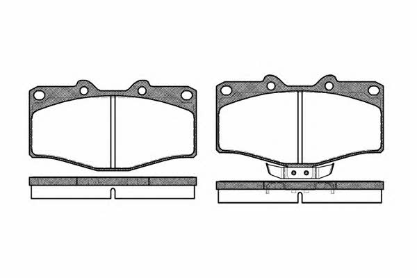 Kawe 0315 02 Brake Pad Set, disc brake 031502