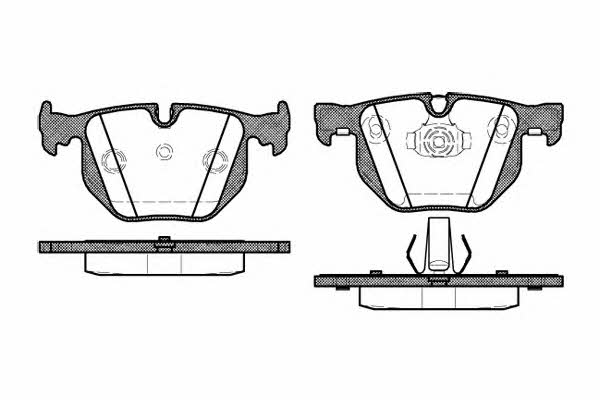 Kawe 0381 40 Brake Pad Set, disc brake 038140