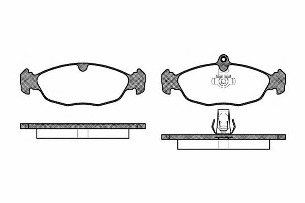 Kawe 0393 30 Brake Pad Set, disc brake 039330