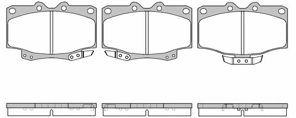 Kawe 0430 04 Brake Pad Set, disc brake 043004