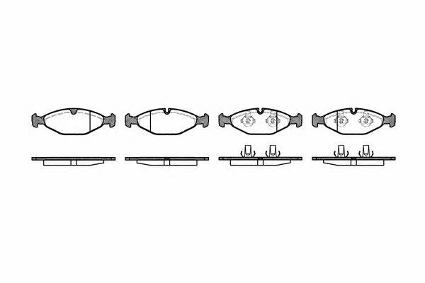 Kawe 0481 00 Brake Pad Set, disc brake 048100