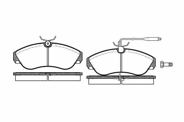 Kawe 0487 02 Brake Pad Set, disc brake 048702