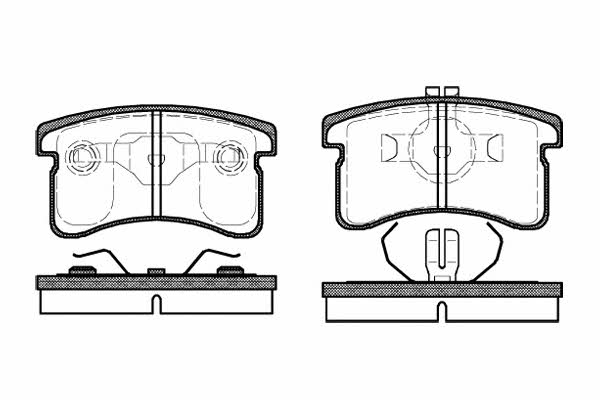 Kawe 0489 00 Brake Pad Set, disc brake 048900