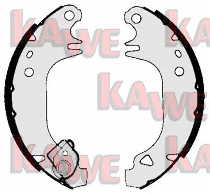 Kawe 04950 Brake shoe set 04950