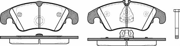 Kawe 1304 10 Brake Pad Set, disc brake 130410