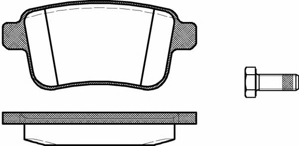 Kawe 1352 00 Brake Pad Set, disc brake 135200