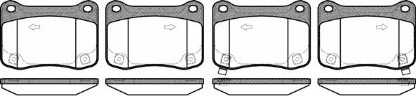 Kawe 1353 02 Brake Pad Set, disc brake 135302