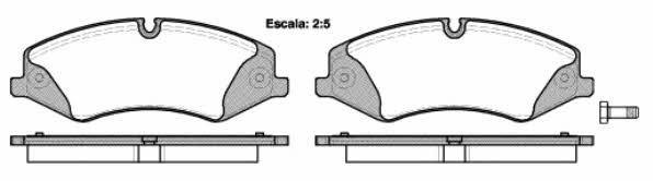 Kawe 1409 00 Brake Pad Set, disc brake 140900