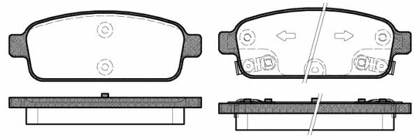 Kawe 1432 12 Brake Pad Set, disc brake 143212