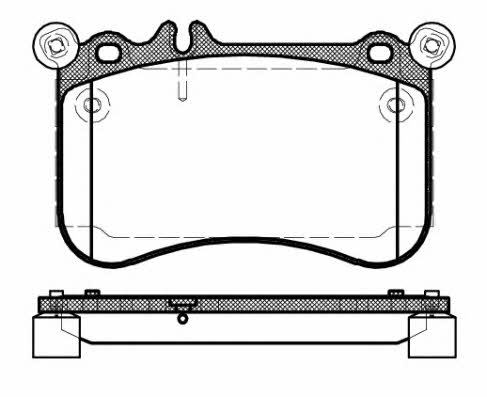 Kawe 1465 00 Brake Pad Set, disc brake 146500