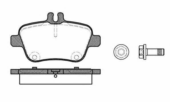 Kawe 1477 00 Brake Pad Set, disc brake 147700