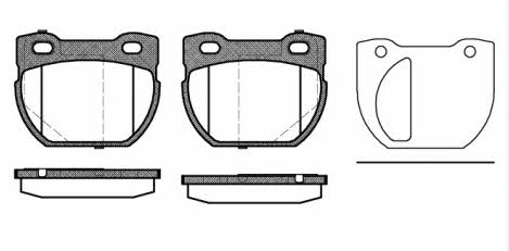 Kawe 0584 20 Brake Pad Set, disc brake 058420