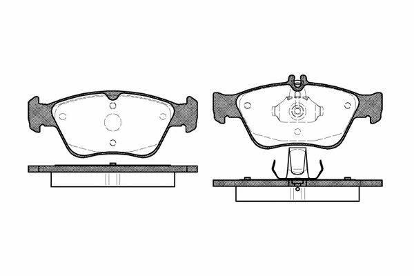 Kawe 0586 00 Brake Pad Set, disc brake 058600