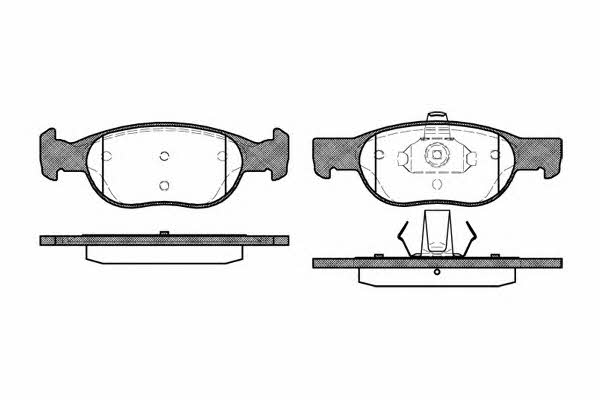 Kawe 0588 20 Brake Pad Set, disc brake 058820