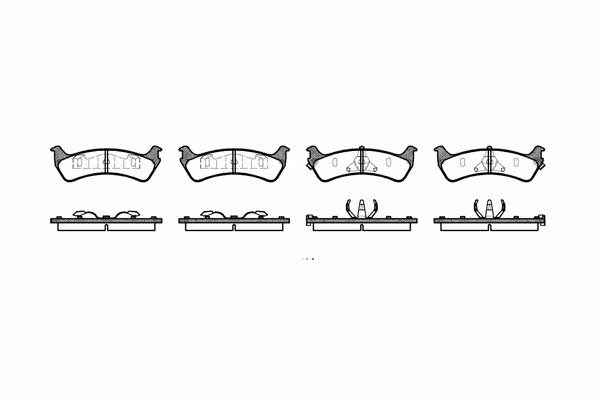 Kawe 0617 12 Brake Pad Set, disc brake 061712