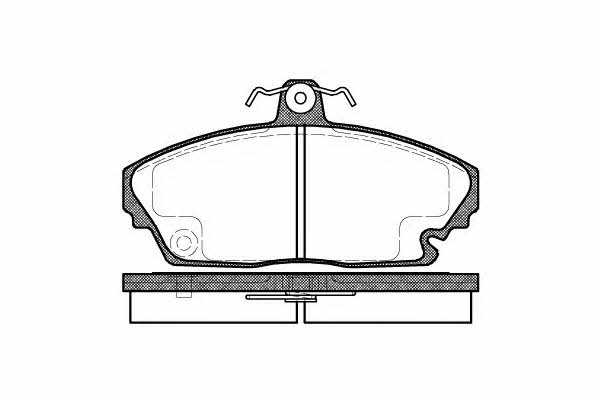 Kawe 0635 00 Brake Pad Set, disc brake 063500