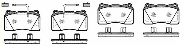 Kawe 0666 12 Brake Pad Set, disc brake 066612