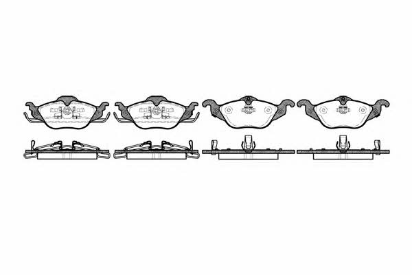 Kawe 0684 02 Brake Pad Set, disc brake 068402