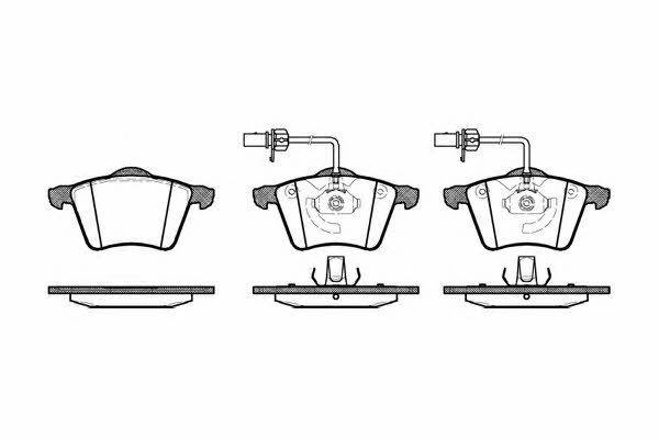 Kawe 0721 02 Brake Pad Set, disc brake 072102