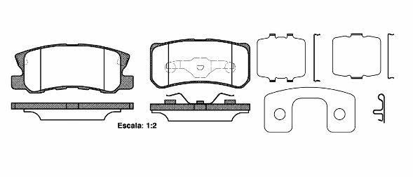 Kawe 0803 22 Brake Pad Set, disc brake 080322