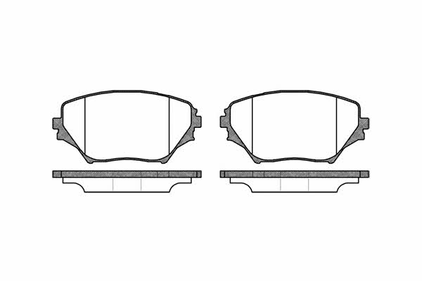 Kawe 0813 00 Brake Pad Set, disc brake 081300