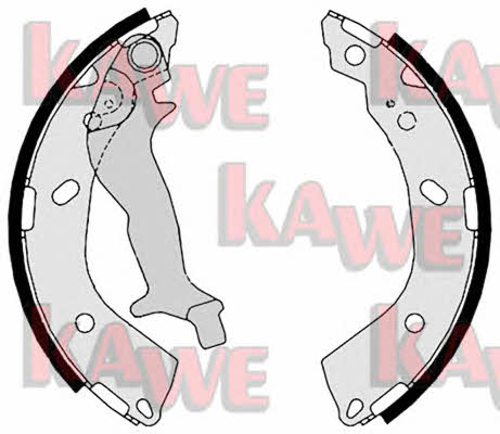 Kawe 08760 Brake shoe set 08760