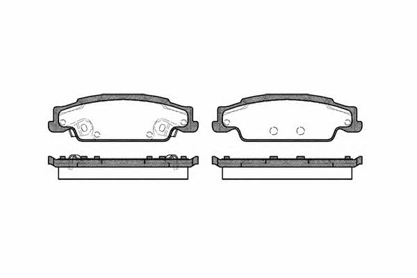 Kawe 0952 02 Brake Pad Set, disc brake 095202