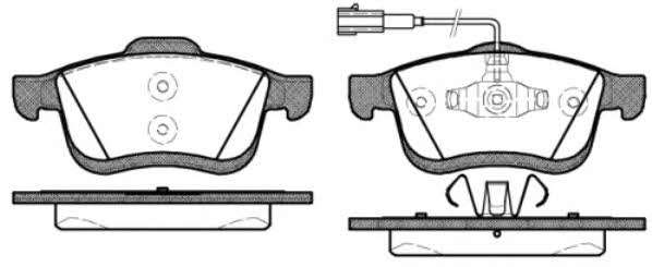 Kawe 1183 22 Brake Pad Set, disc brake 118322