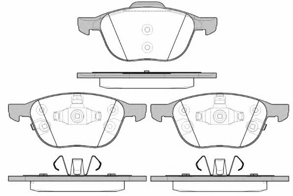 Kawe 1082 12 Brake Pad Set, disc brake 108212