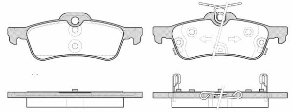 Kawe 0862 12 Brake Pad Set, disc brake 086212