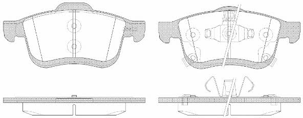 Kawe 1183 42 Brake Pad Set, disc brake 118342