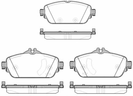 Kawe 1592 08 Brake Pad Set, disc brake 159208