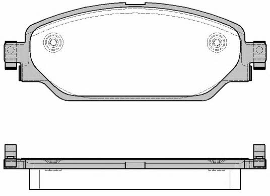 Kawe 1579 08 Brake Pad Set, disc brake 157908