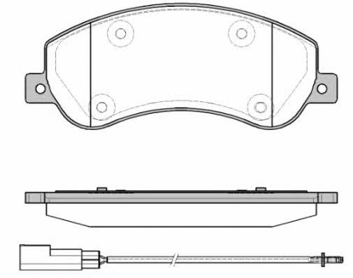 Kawe 1250 11 Brake Pad Set, disc brake 125011