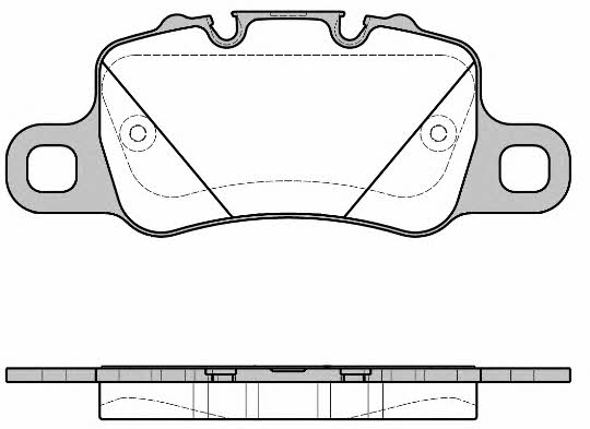 Kawe 1596 00 Brake Pad Set, disc brake 159600